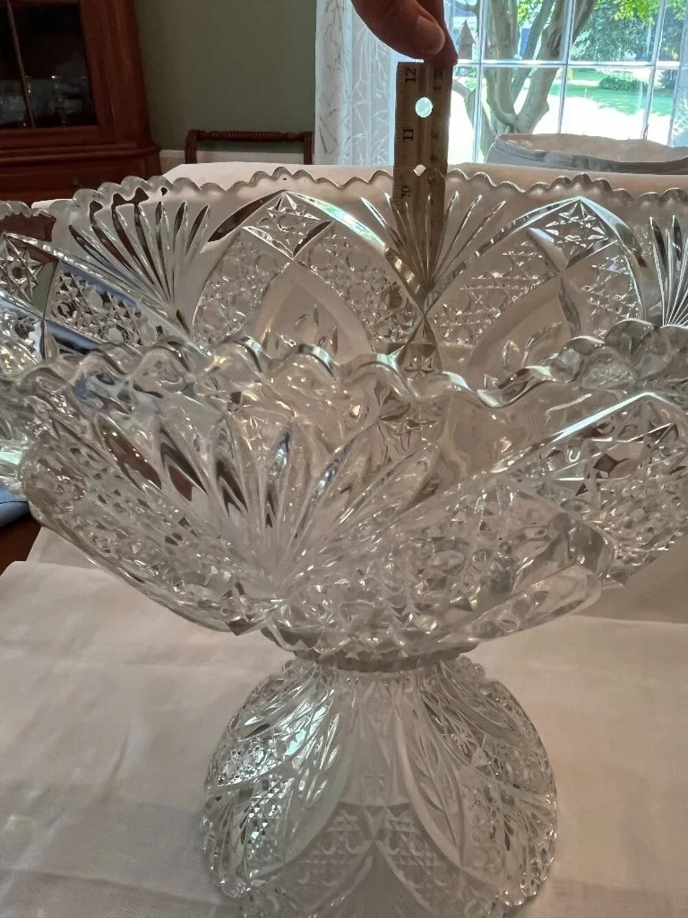 Vintage 2 Piece ABP Punch Bowl